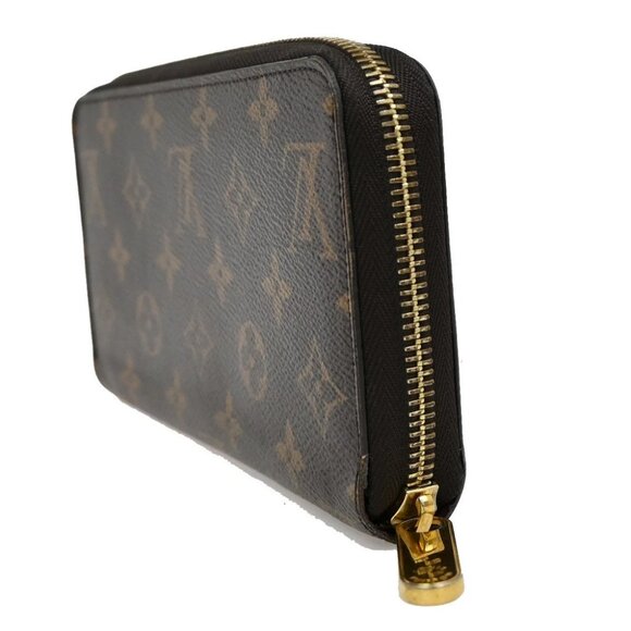 LOUIS VUITTON Zippy Long Wallet Monogram Leather Brown Fuchsia M41895 84KB294 - Picture 9 of 13